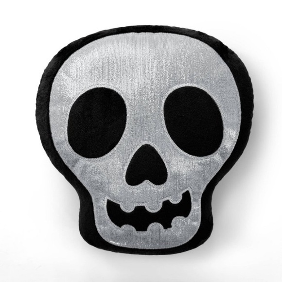 Target Bullseye’s Playground Halloween Skull Skeleton Novelty Throw Pillow - Picture 1 of 6
